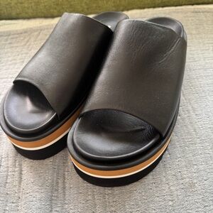 NWT Free People x Paloma Barceló Black Leather Platform
Sandals Size 40 EU/9.5M